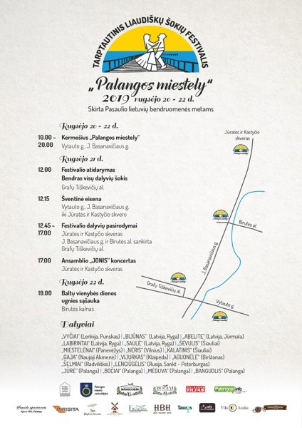 Rugsėjo 20-22 d. gerą nuotaiką kurorte garantuos Tarptautinis folkloro festivalis „Palangos...