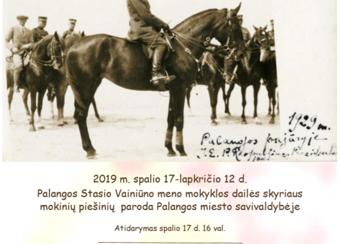  Palangos kurorto muziejus ir Palangos Stasio Vainiūno meno mokykla kviečia paminėti Prezidento...