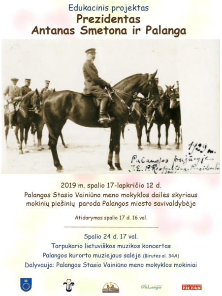  Palangos kurorto muziejus ir Palangos Stasio Vainiūno meno mokykla kviečia paminėti Prezidento...