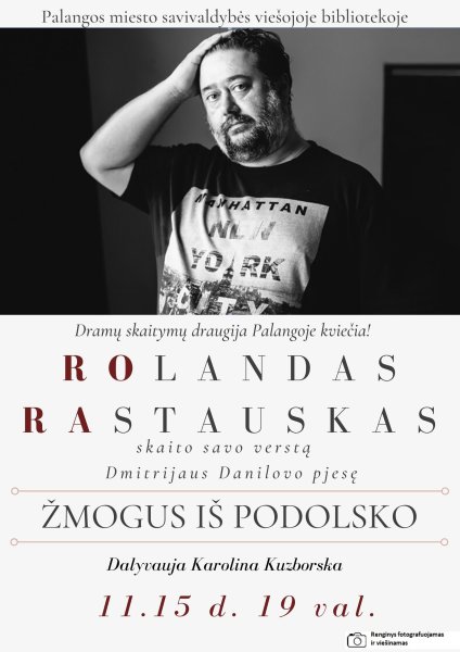 Palangos miesto viešojoje bibliotekoje - Dramų skaitymų draugijos Palangoje susitikimas