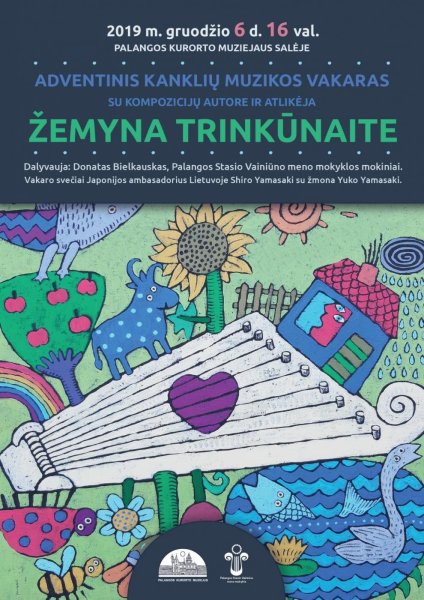 Gruodžio 6 d. Palangos kurorto muziejuje - "Adventinis kanklių muzikos koncertas"