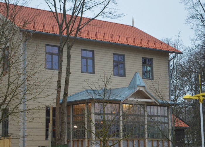 Atgimstantis Palangos Kurhauzas restauratorių kruopštumo reikalauja milimetrų tikslumu