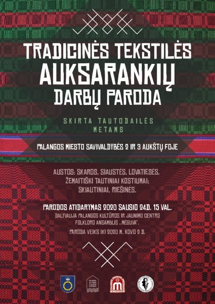 Savivaldybėje atidaroma Tradicinės tekstilės auksarankių darbų paroda, skirta Tautodailės metams....