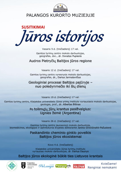 Palangos kurorto muziejus kviečia į susitikimus "Jūros istorijos"