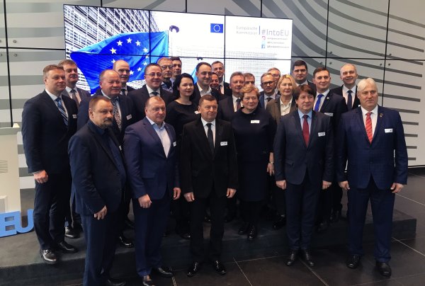 Lietuvos savivaldybių vadovų pažintinis vizitas į Europos Sąjungos institucijas Briuselyje 