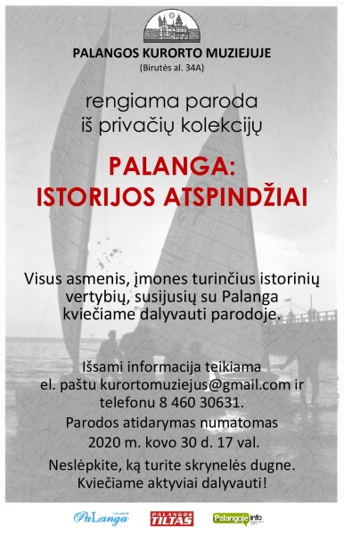Palangos kurorto muziejuje rengiama paroda iš privačių kolekcijų „Palanga: istorijos...