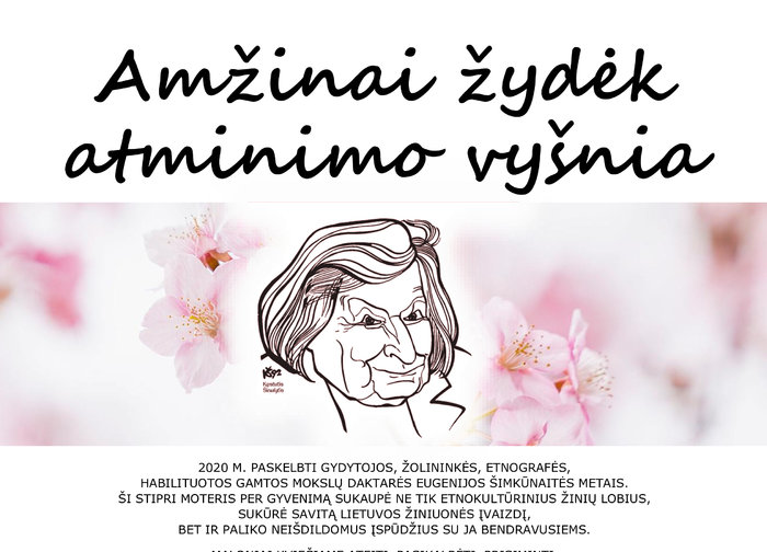 Minint žolininkės Eugenijos Šimkūnaitės 100-tąsias metines