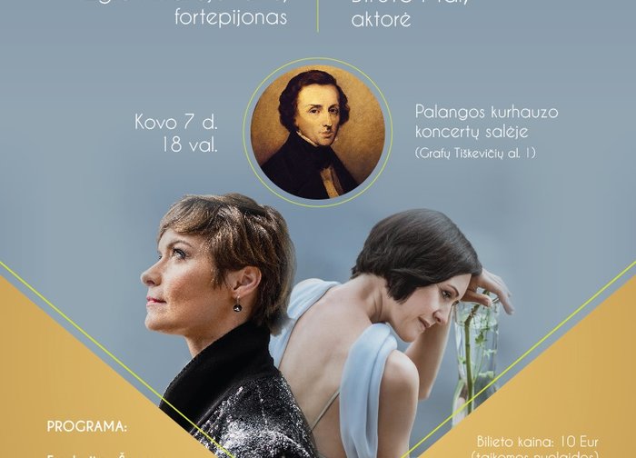 Kovo 7 d. Kurhauze - koncertas iš ciklo „Muzikos vakarai Kurhauze". Šopeno haiku