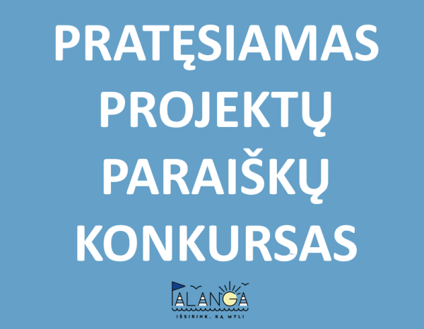 Pratęsiamas Jaunimų iniciatyvų skatinimo projektų konkurso terminas