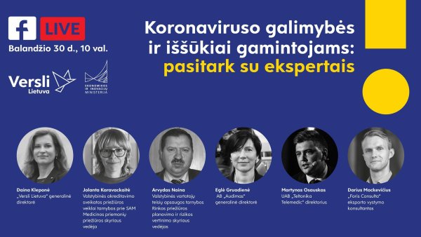 „Versli Lietuva“ kartu su Ekonomikos ir inovacijų ministerija kviečia stebėti renginio...