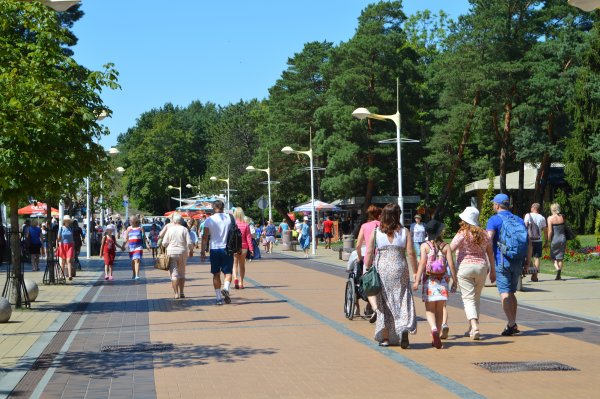 Palangos J. Basanavičiaus gatvėje vasarą bus draudžiamas elektrinių paspirtukų, dviračių bei...