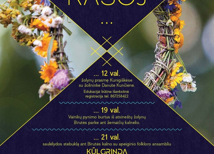Birželio 21 d. Palangoje – Rasos šventė „Rasi rasoj“
