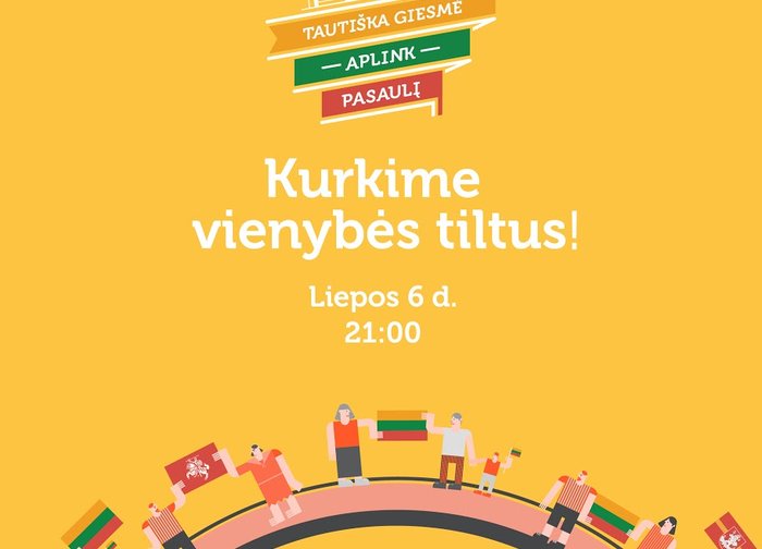 Liepos 6-ąją giedokime „Tautišką giesmę“ saugiu vėliavos atstumu