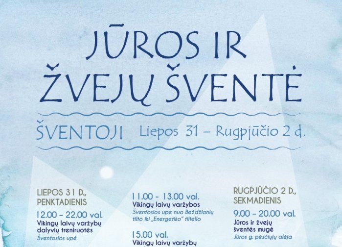 Šventoji kviečia: Jūros ir žvejų šventės metu atidaroma miestelio centrinė aikštė
