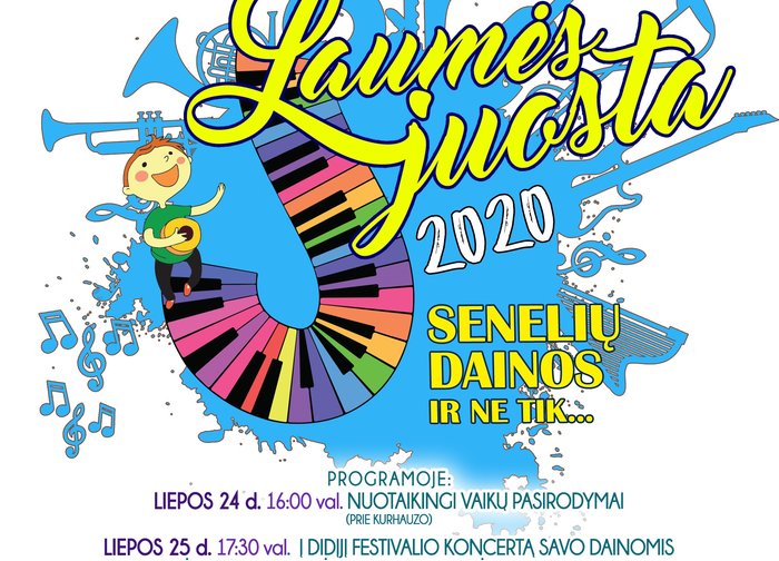 Liepos 24-25 dienomis Palangoje ir vėl skambės žaismingoji „Laumės juosta“