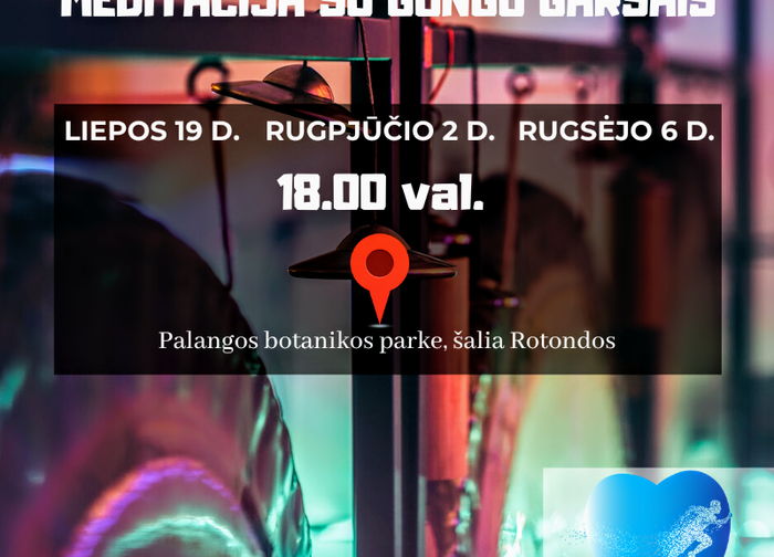 Palangos Birutės parke - meditacija su gongo garsais