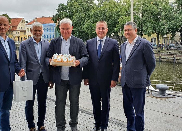 Klaipėdos regionas pasveikino Klaipėdos miestą gimimo dienos proga