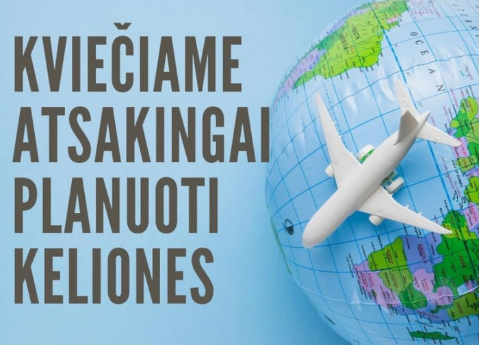 Planuojant keliones gyventojai sergamumo tendencijas raginami stebėti ir savarankiškai