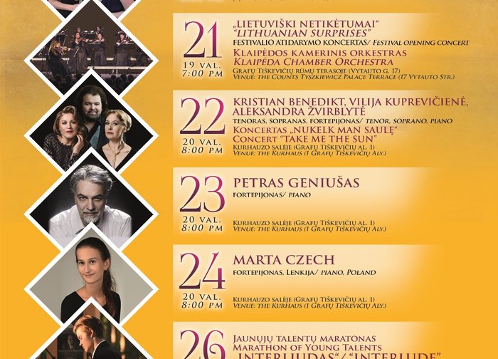VIII tarptautinis M. K. Čiurlionio muzikos festivalis Palangoje – nuo magiškos perkusijos iki...