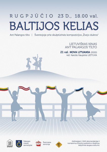 Rugpjūčio 23 d. kviečiame paminėti istorinį Baltijos kelią 