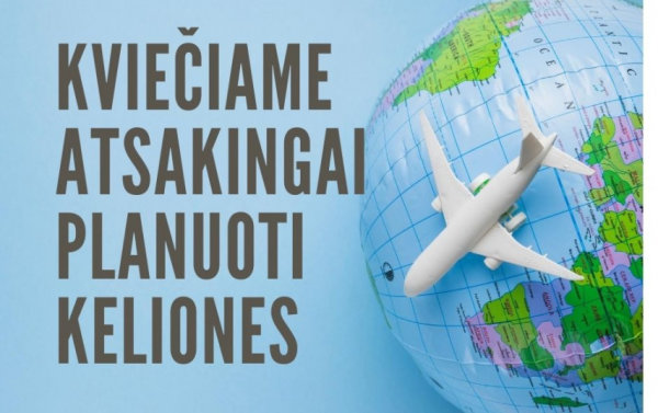 Planuojant keliones gyventojai sergamumo tendencijas raginami stebėti ir savarankiškai