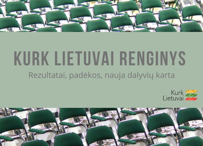 Virtualus Kurk Lietuvai rezultatų pristatymo renginys (rugsėjo 4 d.)