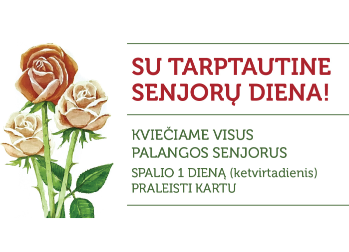 Tarptautinę pagyvenusių žmonių dieną – dėmesys kurorto senjorams
