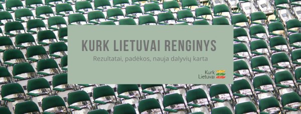 Virtualus Kurk Lietuvai rezultatų pristatymo renginys (rugsėjo 4 d.)