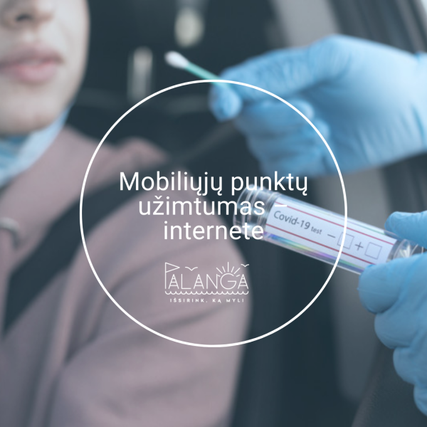 Mobiliųjų punktų užimtumas – internete