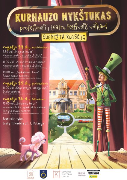 Kviečiame į profesionalų teatrų festivalį vaikams “Kurhauzo nykštukas"!