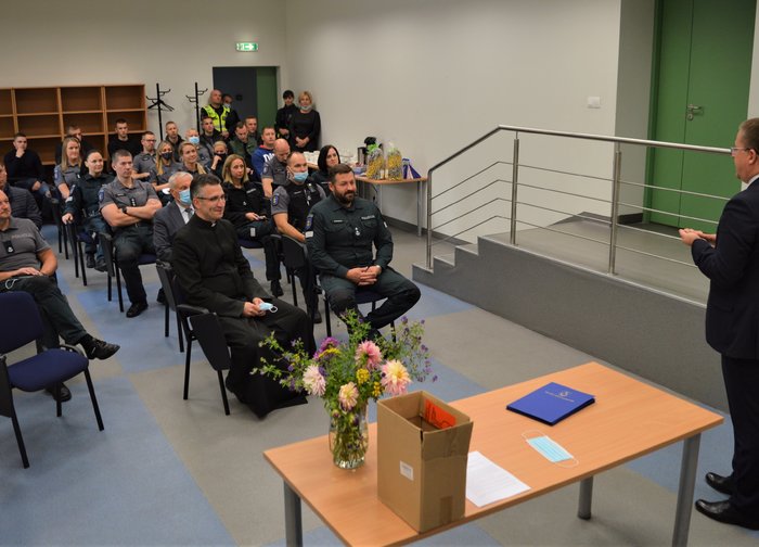 Angelų sargų dienos proga – miesto vadovų sveikinimai policijos pareigūnams