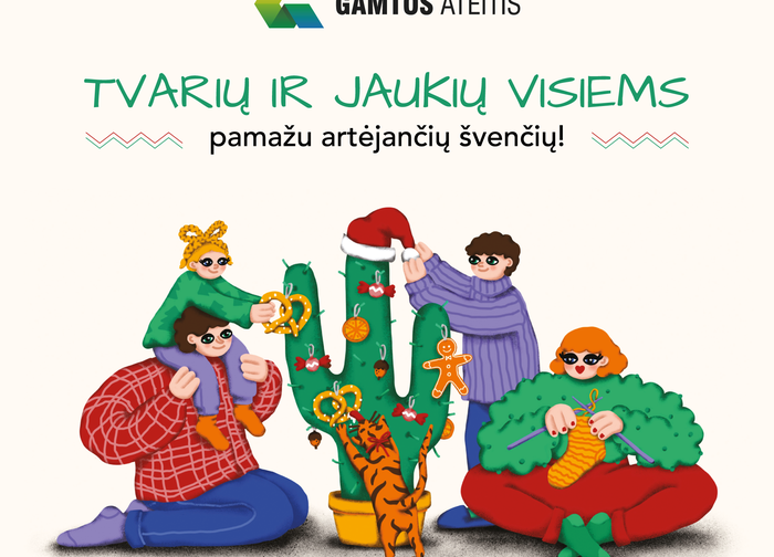 VšĮ „Gamtos ateitis“ rekomenduoja: 2020 metų užbaigimo švenčių receptas – tvariau ir draugiškiau...