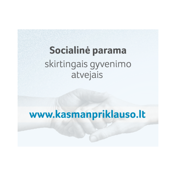 Kviečiame susipažinti su su socialinės paramos rūšimis