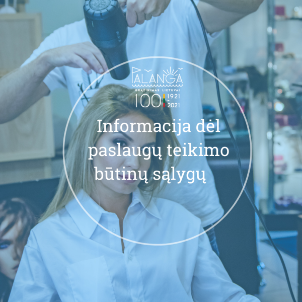 Informacija dėl paslaugų teikimo būtinų sąlygų    