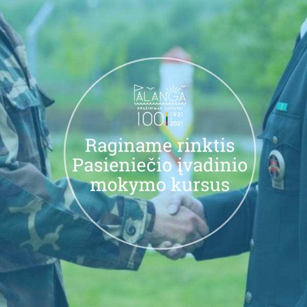 Raginame rinktis Pasieniečio įvadinio mokymo kursus
