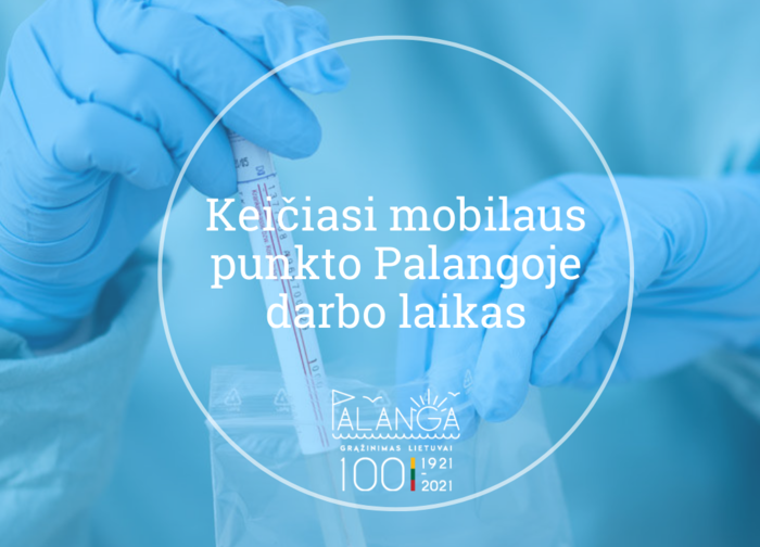 Mobilaus punkto Palangoje darbo laikas vasario 8-13 dienomis