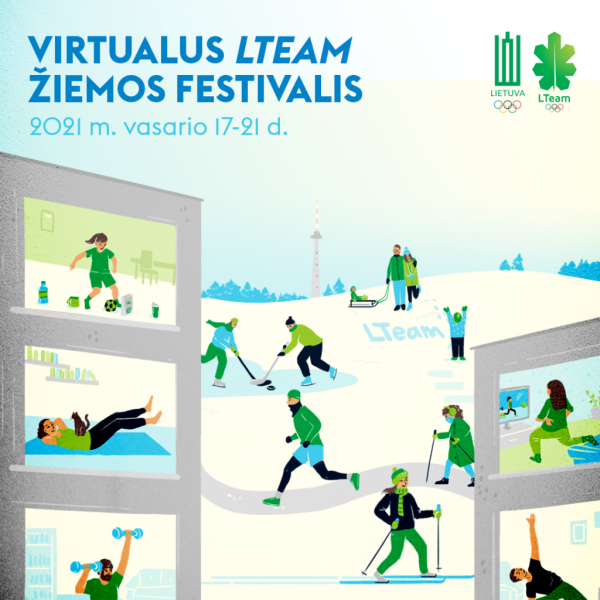 „LTeam žiemos festivalis 2021“: sporto šventė bus minima virtualiai