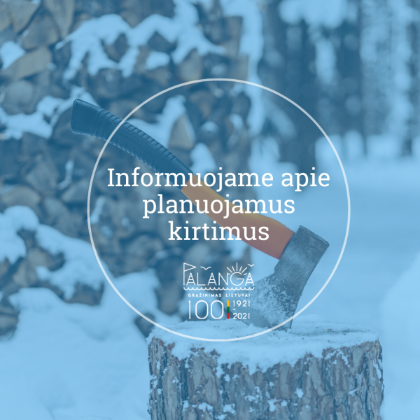 Informuojame apie planuojamus kirtimus pajūrio miškuose vasario-kovo mėnesiais 