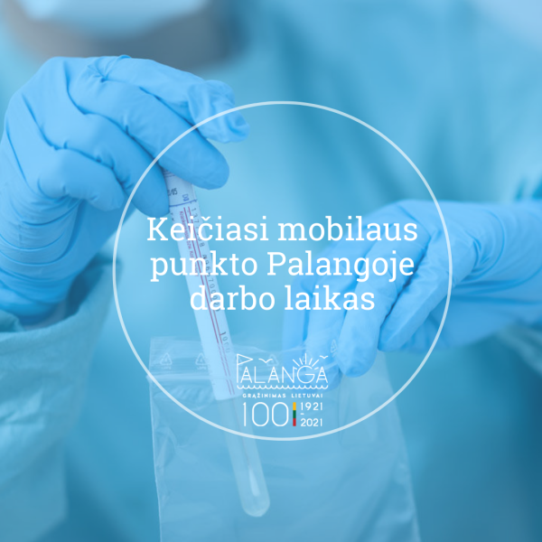 Mobilaus punkto Palangoje darbo laikas vasario 8-13 dienomis