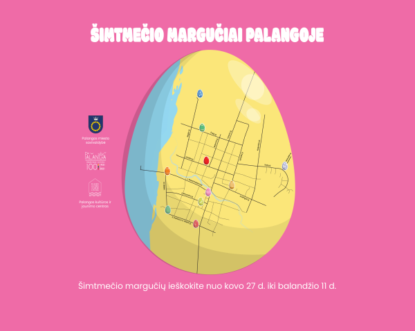 Artėjant šv. Velykoms po Palangą pabirs šimtmečio margučiai