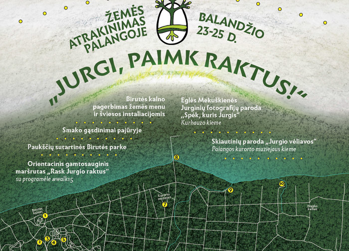 Nors ir kitokios, Jurginės ir šiemet Palangoje padovanos gamtos atbudimo nuotaiką
