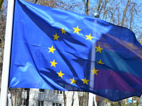 Europos dienos proga prie Palangos miesto savivaldybės administracijos pastato bei...