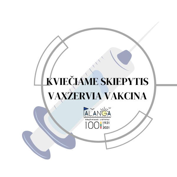 Kviečiame skiepytis Vaxzevria vakcina