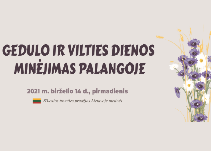 Gedulo ir vilties dienos minėjimas Palangoje