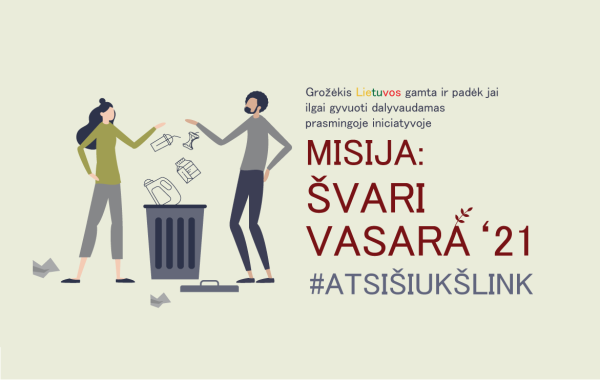 Lietuvoje vėl startuoja „Misija: švari vasara!“