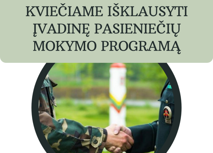 Tai gali būti ir Jūsų šansas!