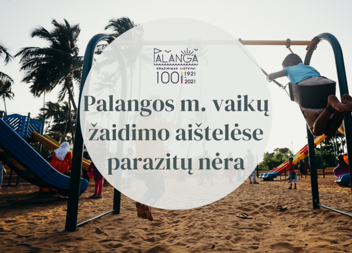 Palangos m. vaikų žaidimo aištelėse parazitų nėra