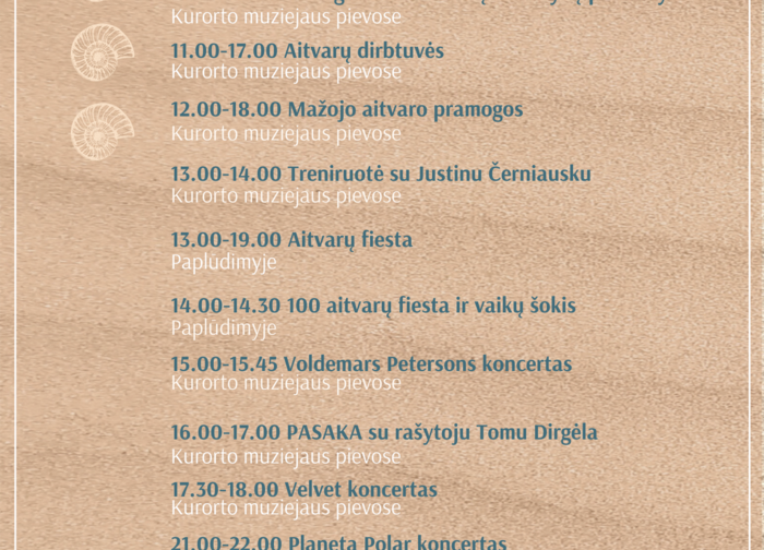 Sekmadienį Palangoje šurmuliuos dienos festivalis šeimai „Myliu Palangą - šimtmečio vasara“