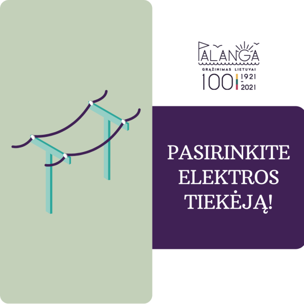 Pasirinkite elektros tiekėją!