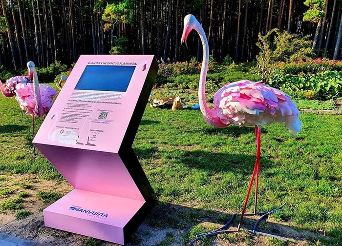 Palangoje svečius pasitiks vaikų svajones nešantys flamingai